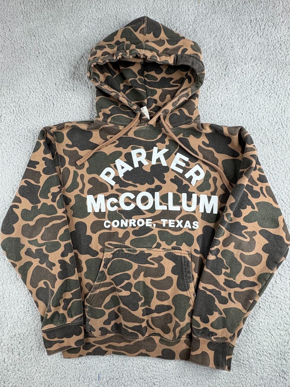 Parker McCollum Camo Hoodie Men's Size Small Brown